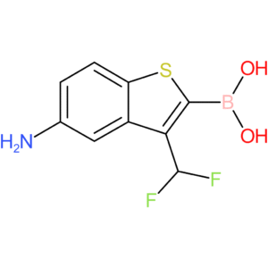 5-amino-3-(difluoromethyl)benzothiophene-2-boronic acid
