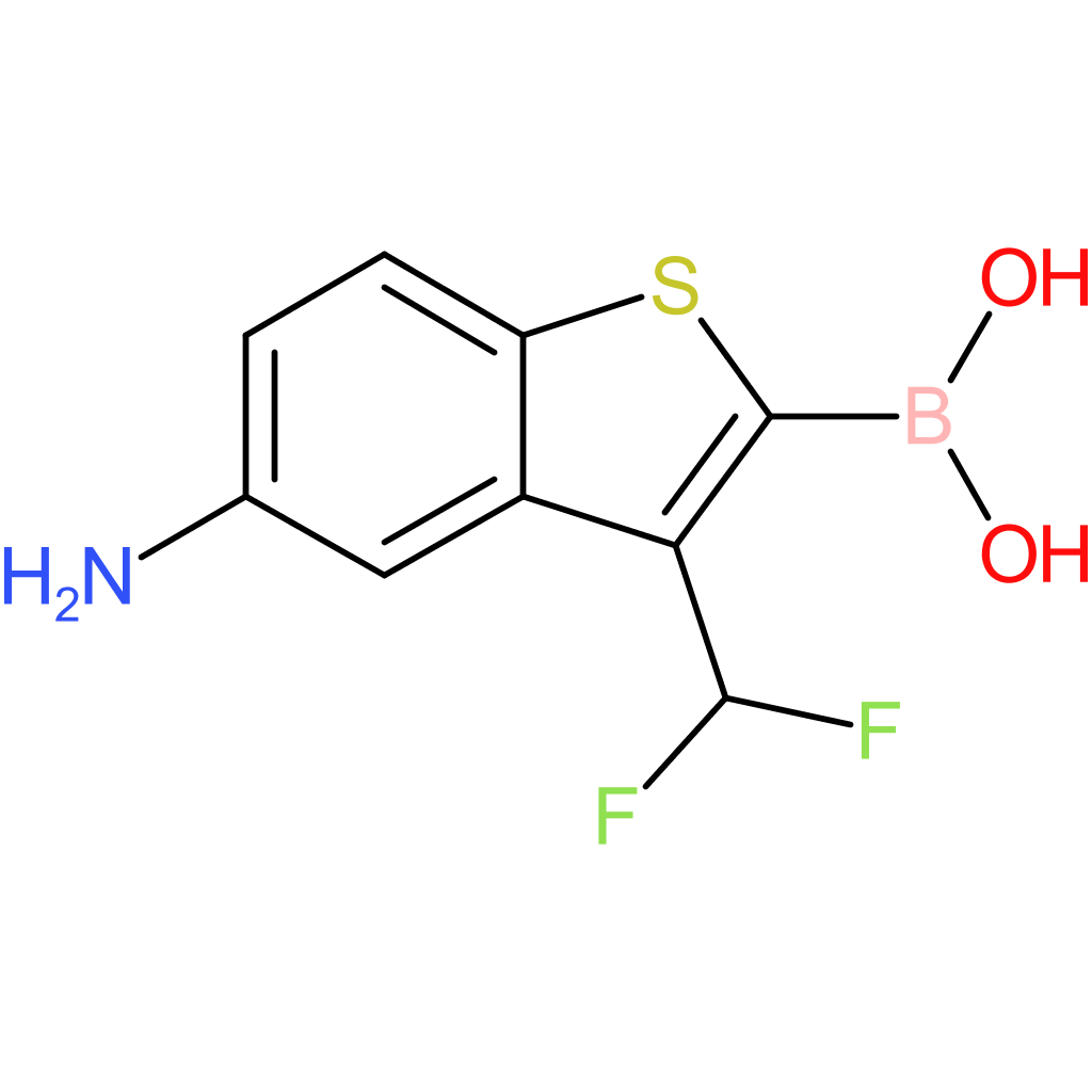 5-amino-3-(difluoromethyl)benzothiophene-2-boronic acid