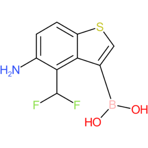 5-amino-4-(difluoromethyl)benzothiophene-3-boronic acid