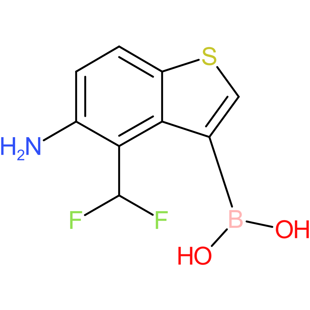 5-amino-4-(difluoromethyl)benzothiophene-3-boronic acid