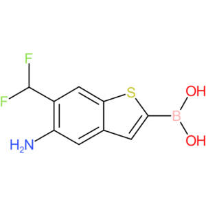 5-amino-6-(difluoromethyl)benzothiophene-2-boronic acid