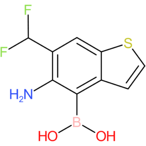 5-amino-6-(difluoromethyl)benzothiophene-4-boronic acid