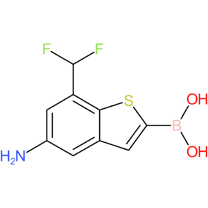 5-amino-7-(difluoromethyl)benzothiophene-2-boronic acid