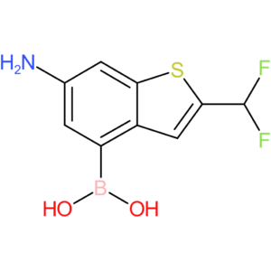 6-amino-2-(difluoromethyl)benzothiophene-4-boronic acid