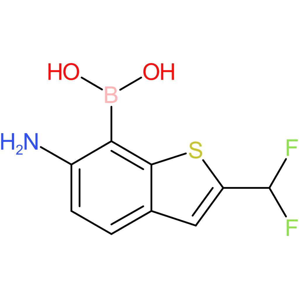 6-amino-2-(difluoromethyl)benzothiophene-7-boronic acid