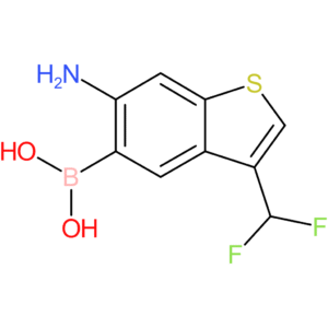 6-amino-3-(difluoromethyl)benzothiophene-5-boronic acid