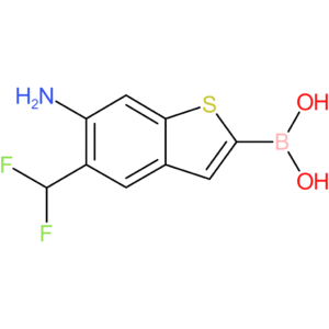 6-amino-5-(difluoromethyl)benzothiophene-2-boronic acid