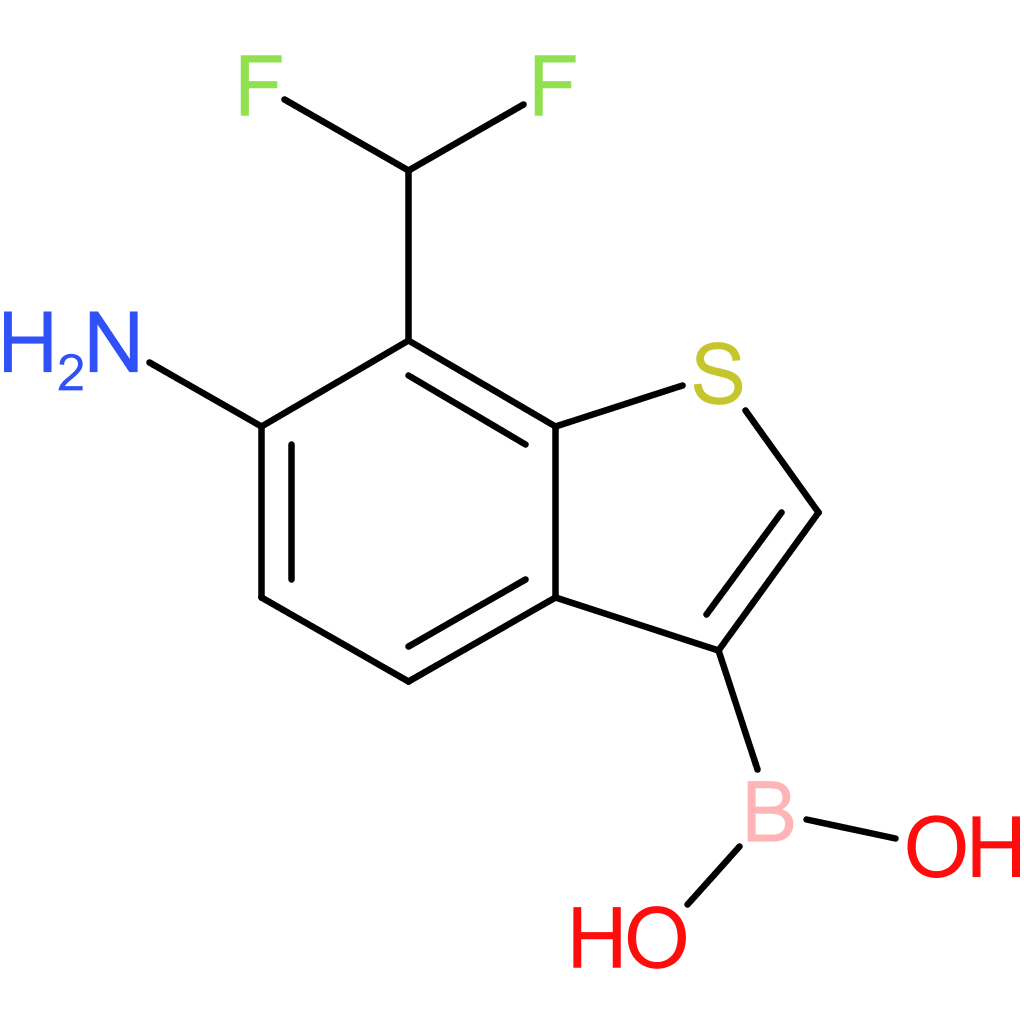6-amino-7-(difluoromethyl)benzothiophene-3-boronic acid