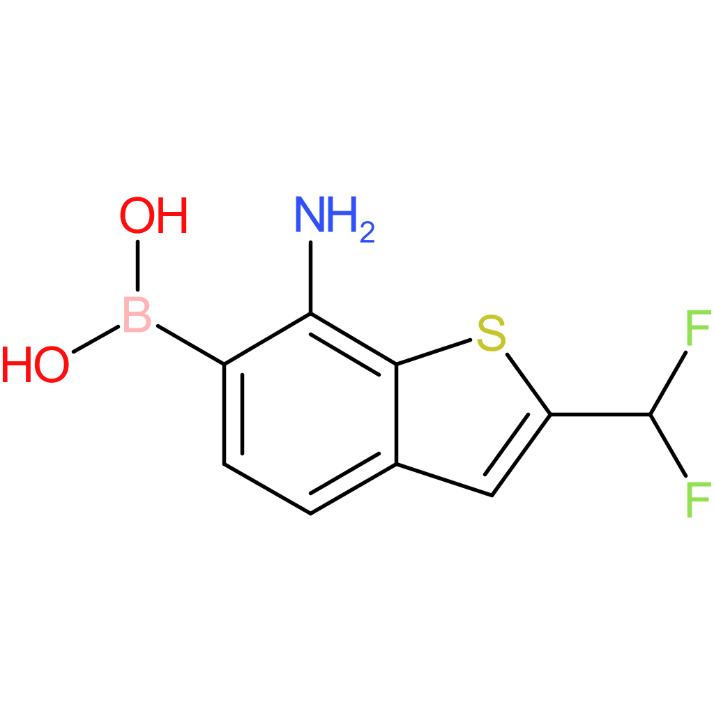 7-amino-2-(difluoromethyl)benzothiophene-6-boronic acid