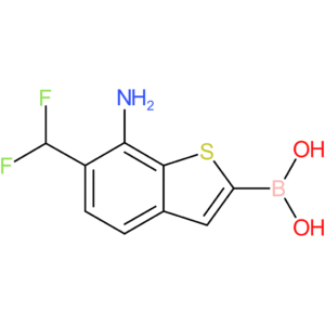 7-amino-6-(difluoromethyl)benzothiophene-2-boronic acid