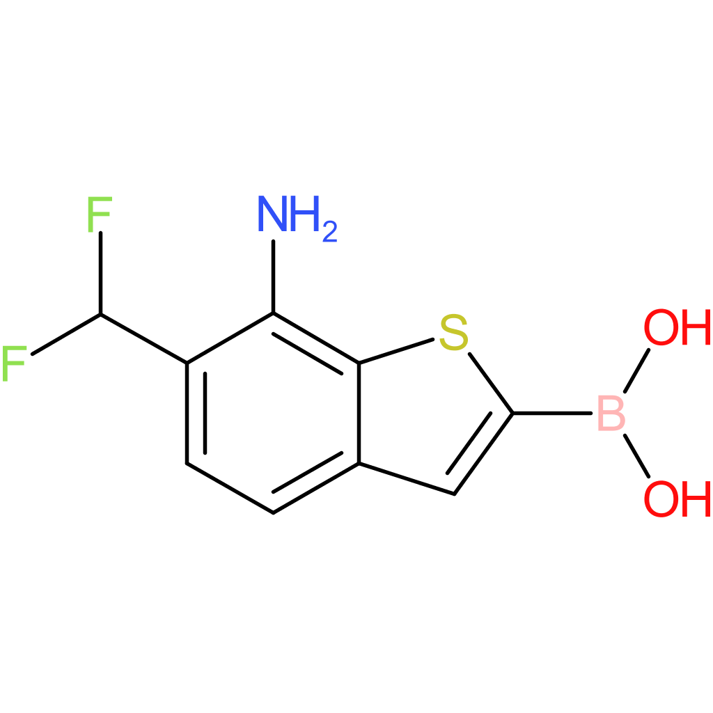 7-amino-6-(difluoromethyl)benzothiophene-2-boronic acid
