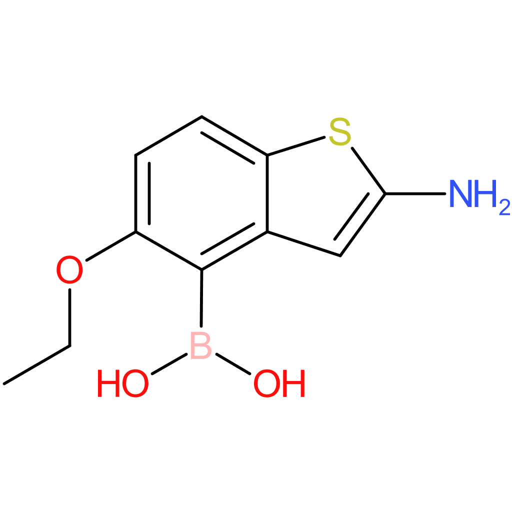 2-amino-5-ethoxybenzothiophene-4-boronic acid