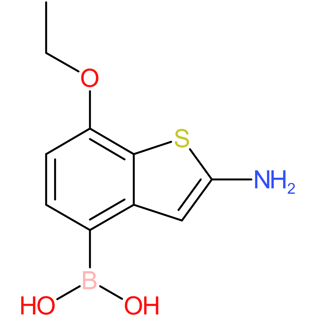 2-amino-7-ethoxybenzothiophene-4-boronic acid