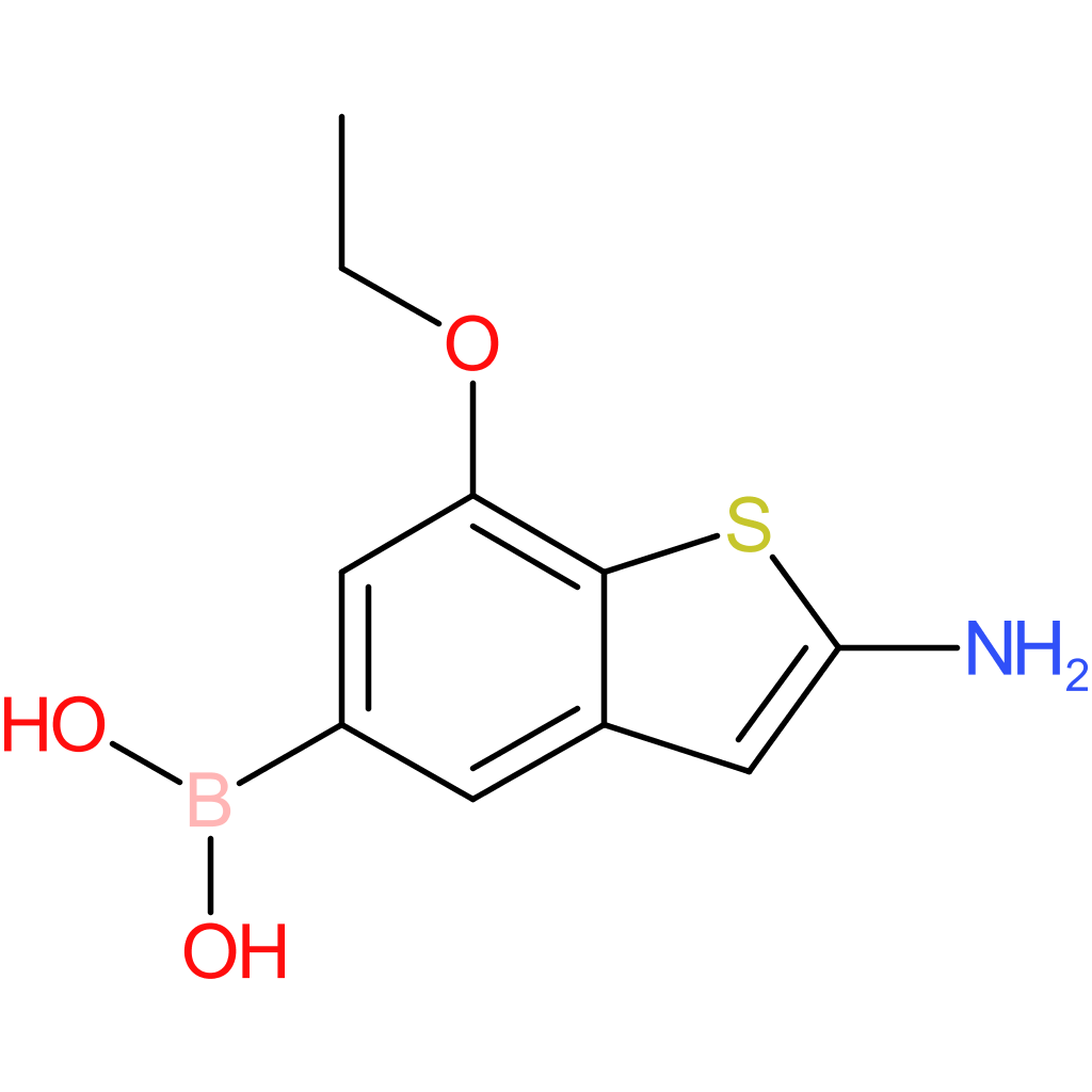 2-amino-7-ethoxybenzothiophene-5-boronic acid