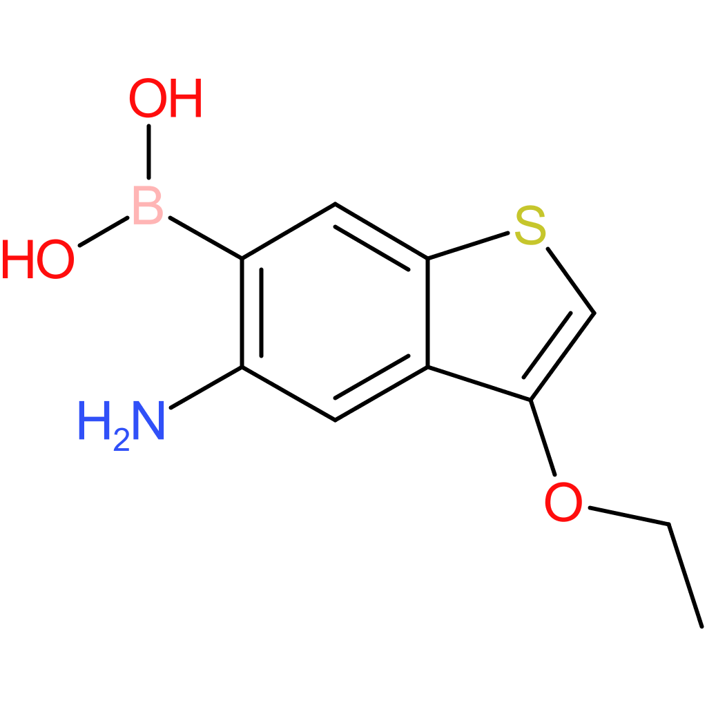 5-amino-3-ethoxybenzothiophene-6-boronic acid
