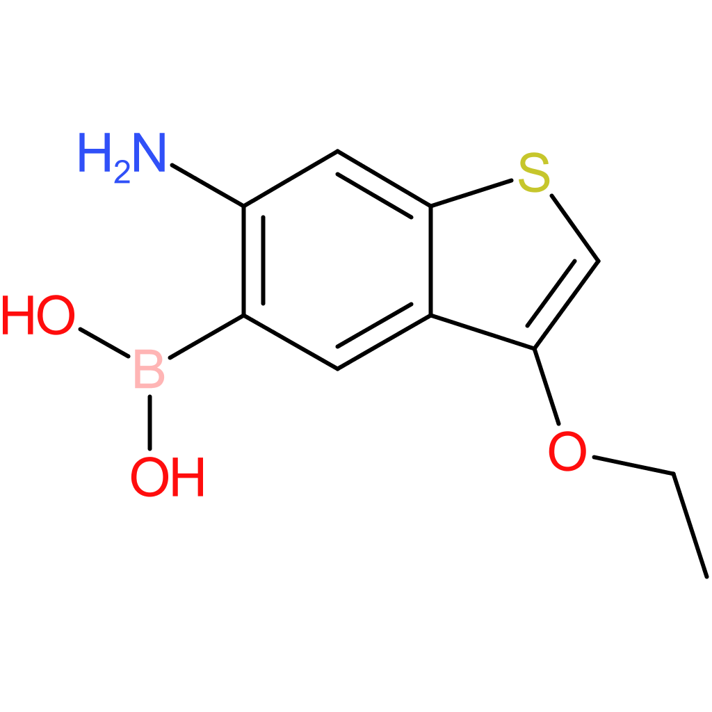 6-amino-3-ethoxybenzothiophene-5-boronic acid
