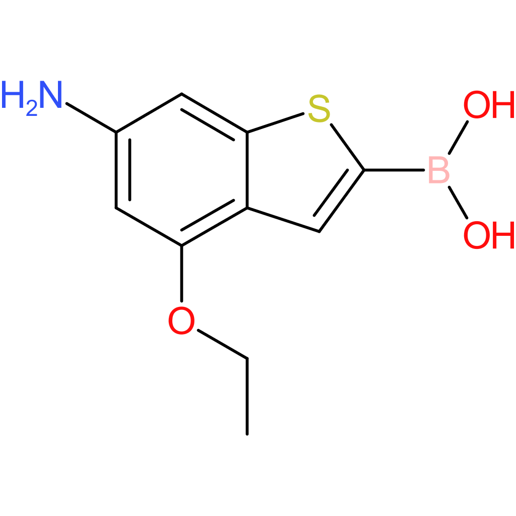 6-amino-4-ethoxybenzothiophene-2-boronic acid