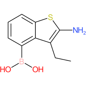 2-amino-3-ethylbenzothiophene-4-boronic acid