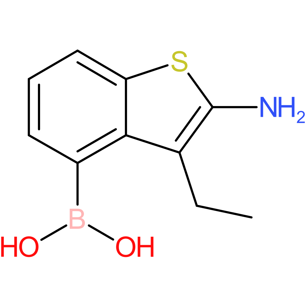 2-amino-3-ethylbenzothiophene-4-boronic acid