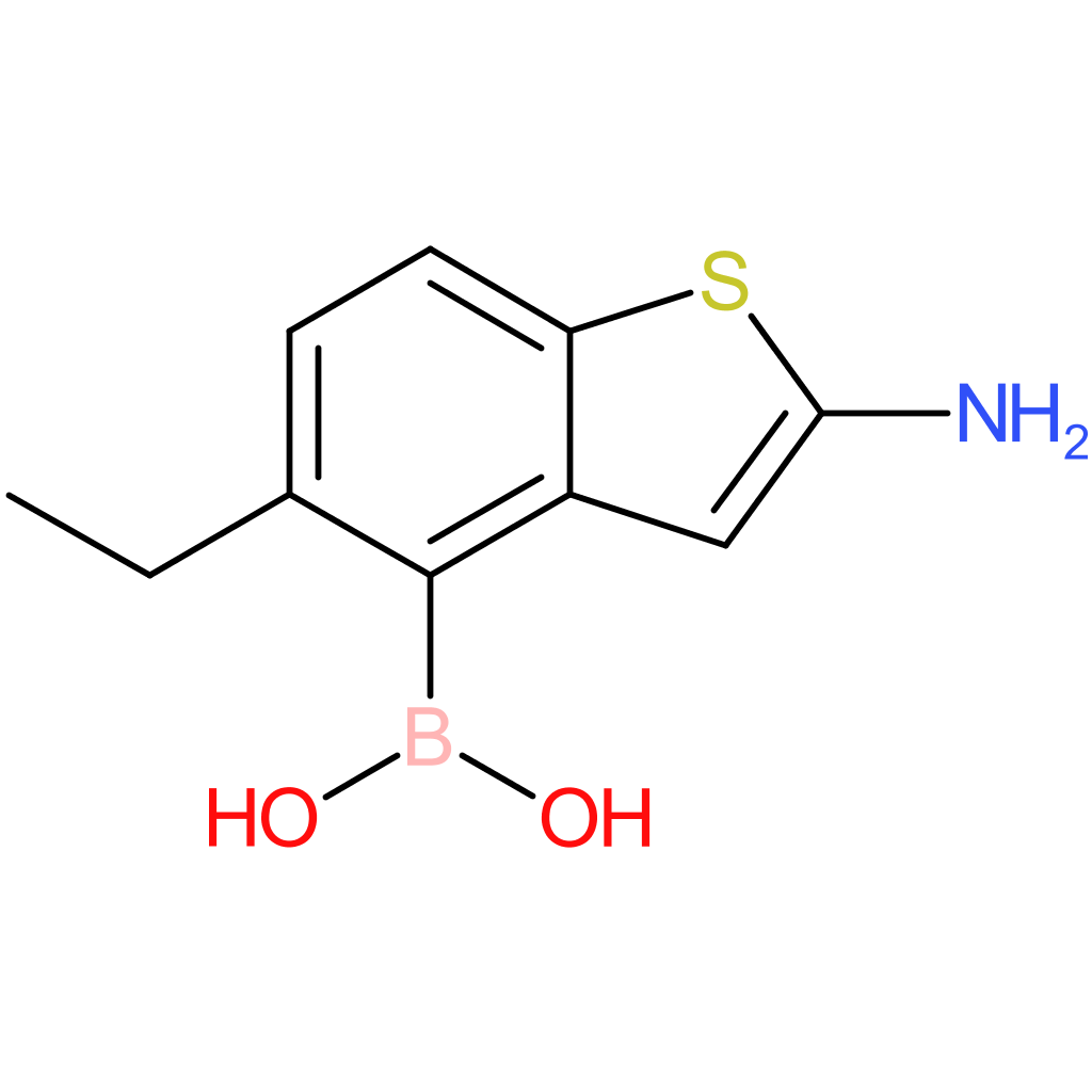 2-amino-5-ethylbenzothiophene-4-boronic acid