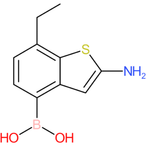 2-amino-7-ethylbenzothiophene-4-boronic acid