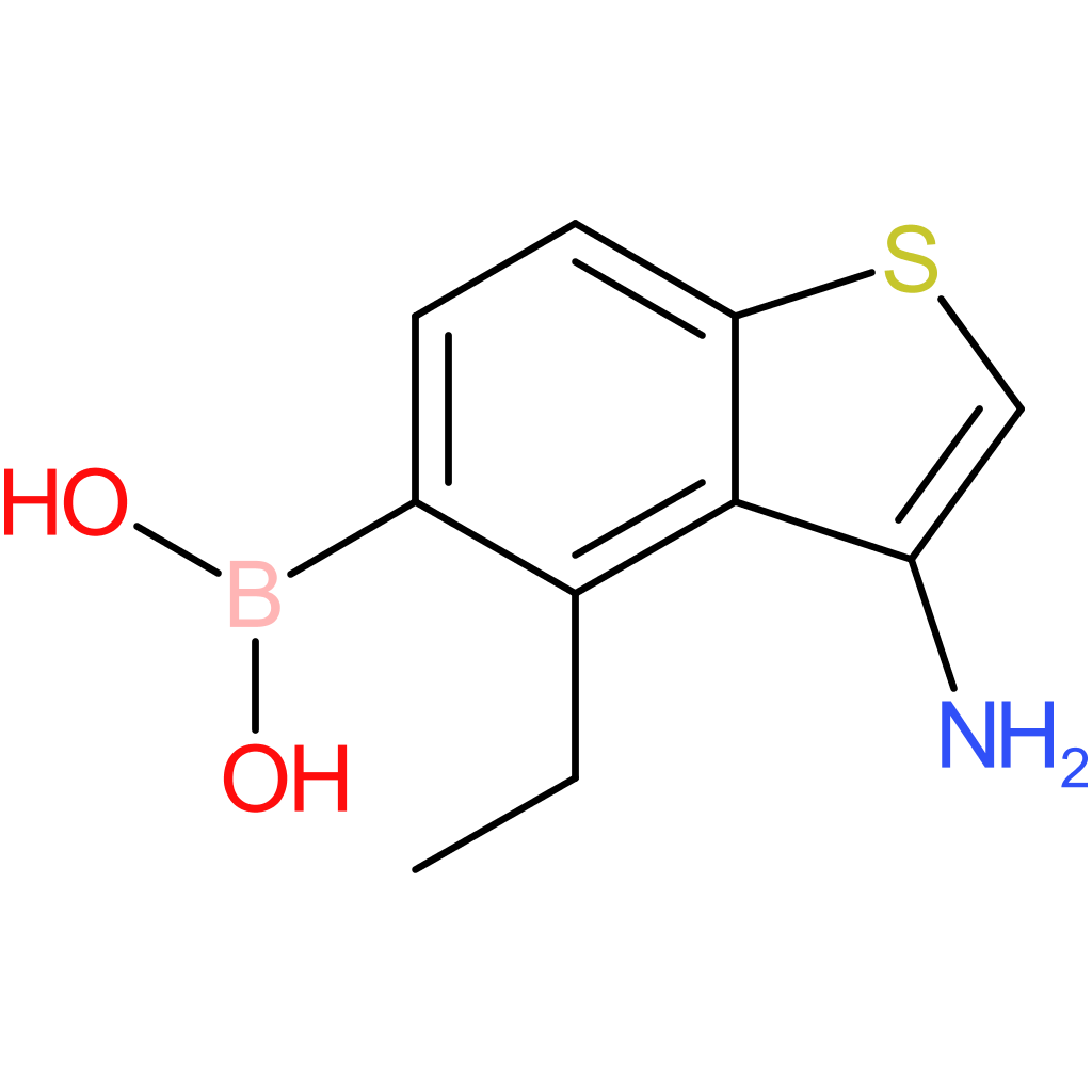 3-amino-4-ethylbenzothiophene-5-boronic acid