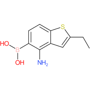 4-amino-2-ethylbenzothiophene-5-boronic acid