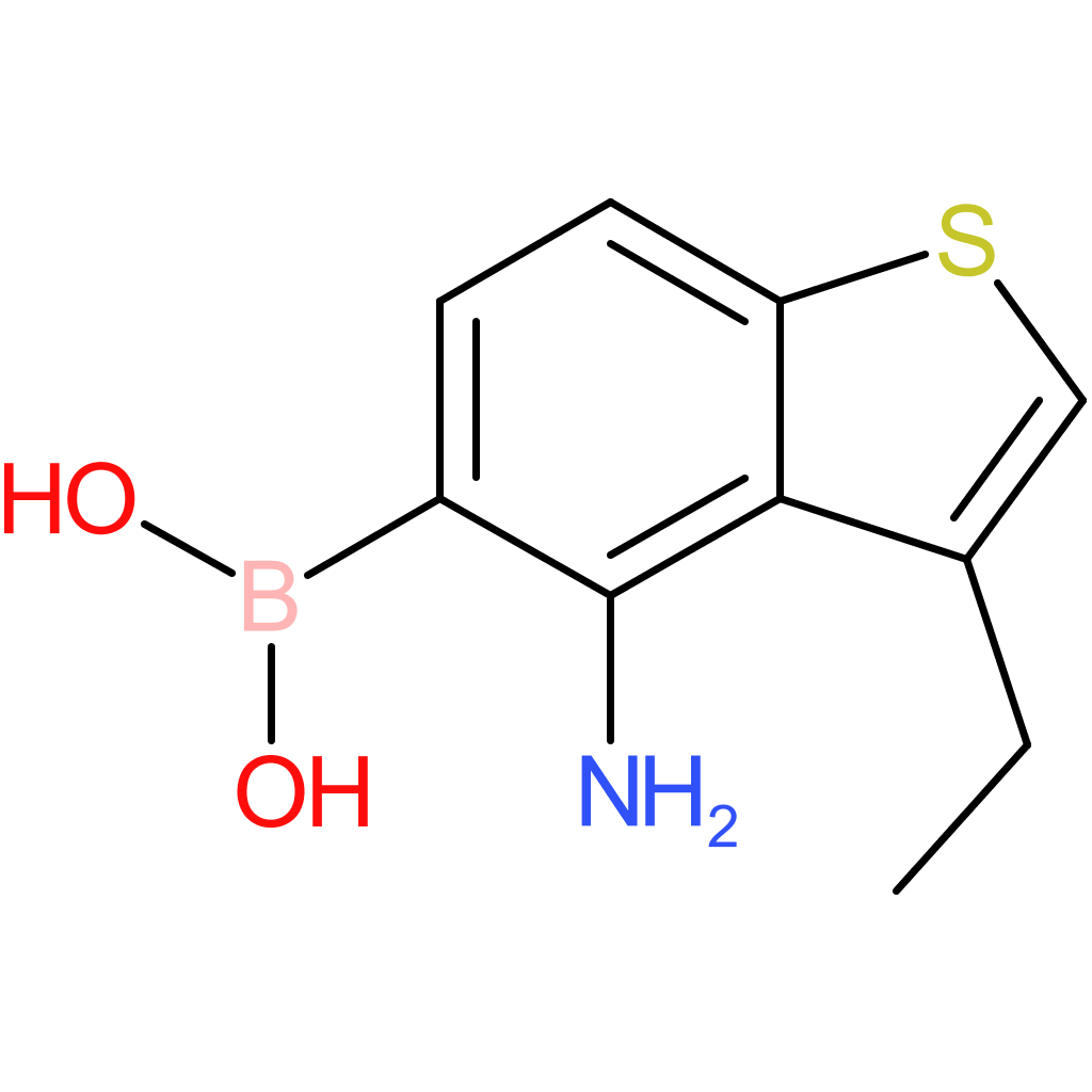 4-amino-3-ethylbenzothiophene-5-boronic acid
