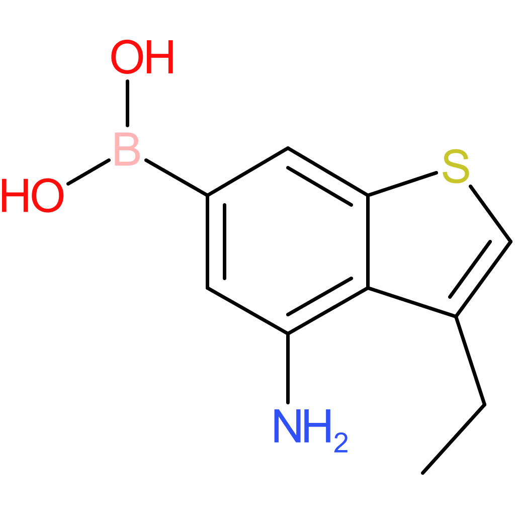 4-amino-3-ethylbenzothiophene-6-boronic acid