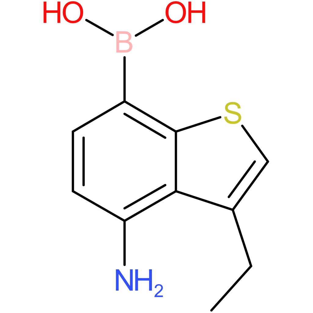 4-amino-3-ethylbenzothiophene-7-boronic acid