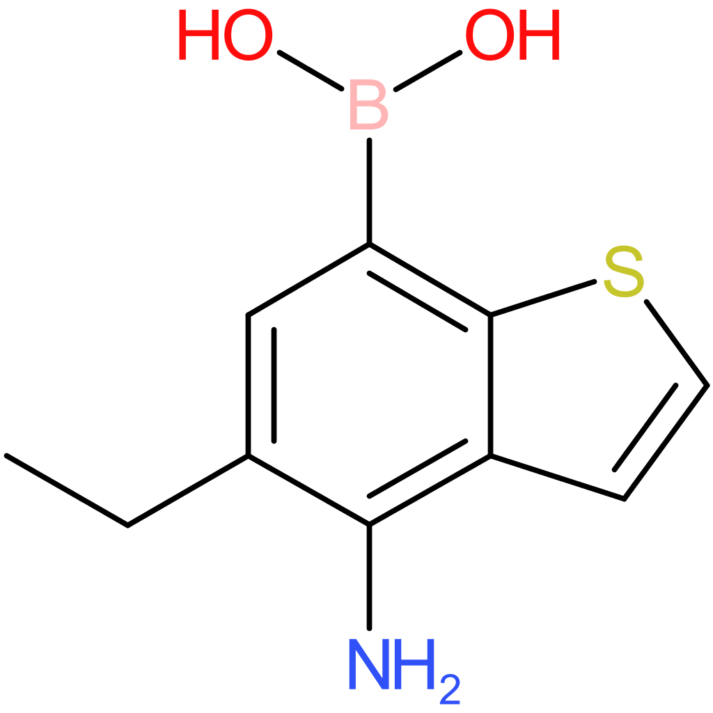 4-amino-5-ethylbenzothiophene-7-boronic acid