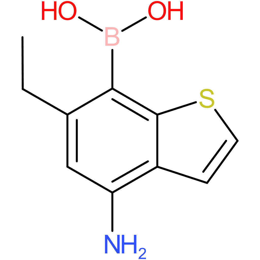 4-amino-6-ethylbenzothiophene-7-boronic acid