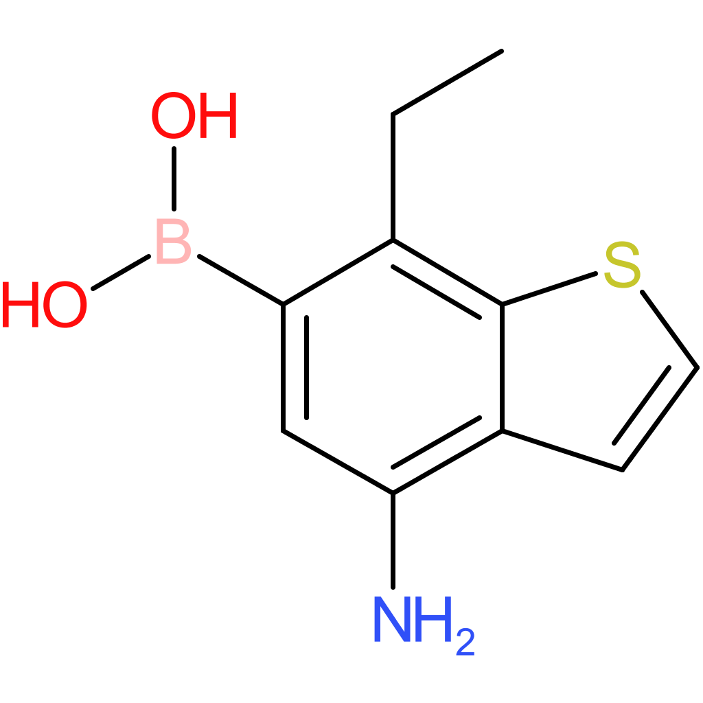 4-amino-7-ethylbenzothiophene-6-boronic acid