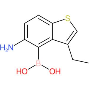 5-amino-3-ethylbenzothiophene-4-boronic acid