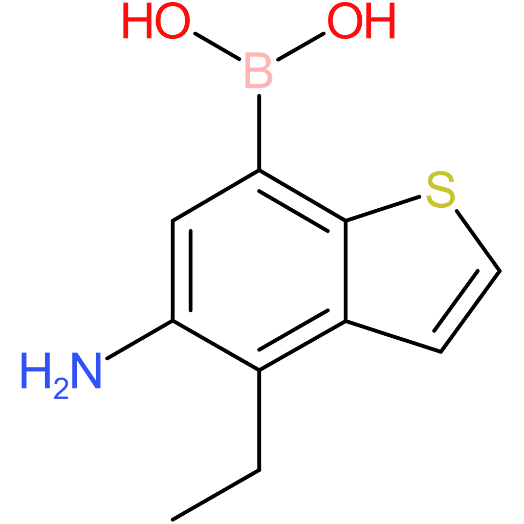 5-amino-4-ethylbenzothiophene-7-boronic acid