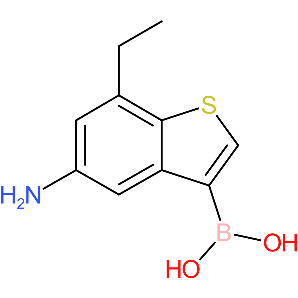 5-amino-7-ethylbenzothiophene-3-boronic acid