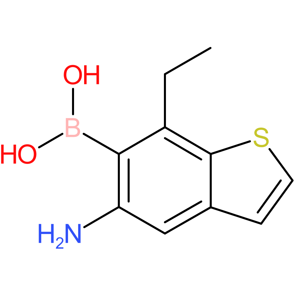 5-amino-7-ethylbenzothiophene-6-boronic acid