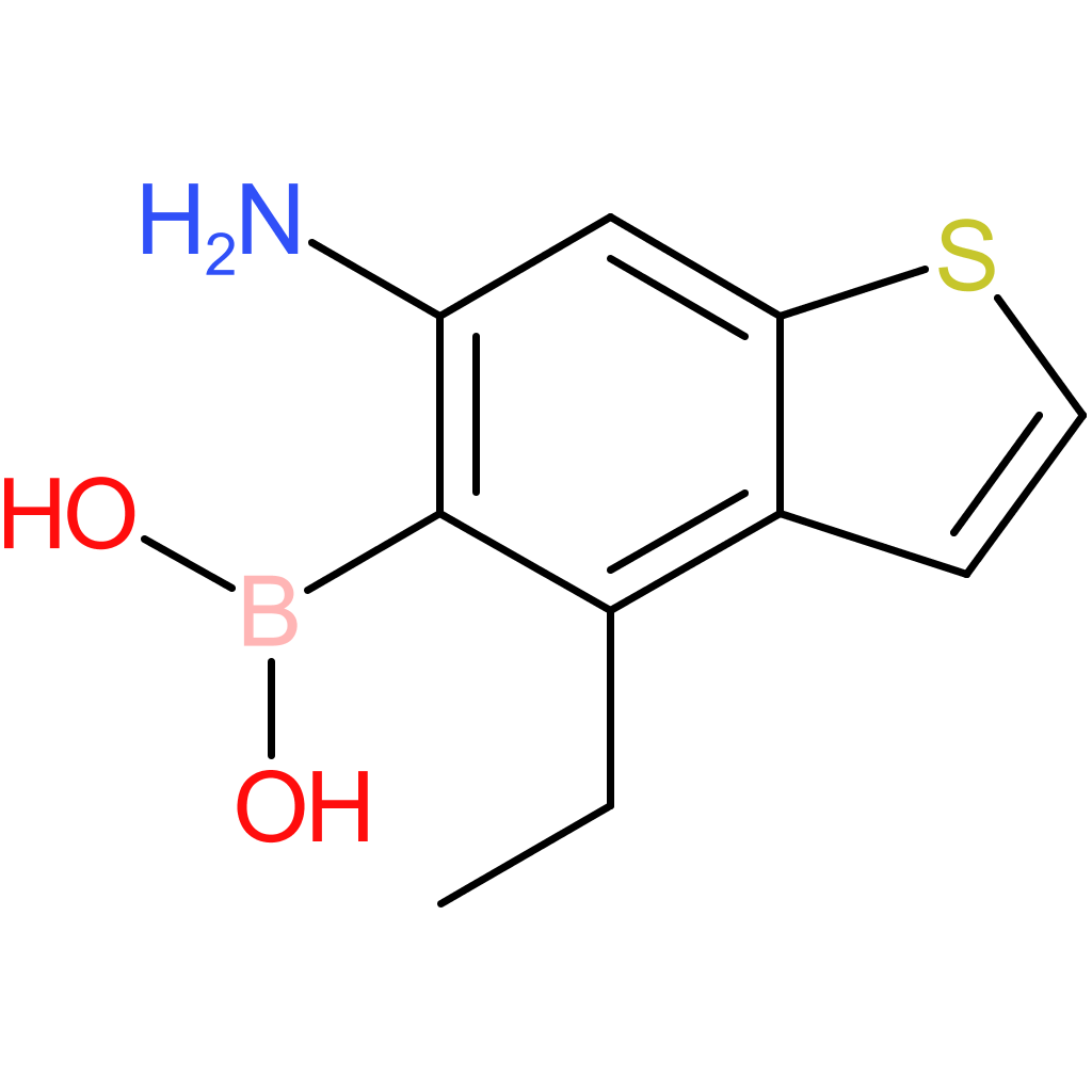6-amino-4-ethylbenzothiophene-5-boronic acid