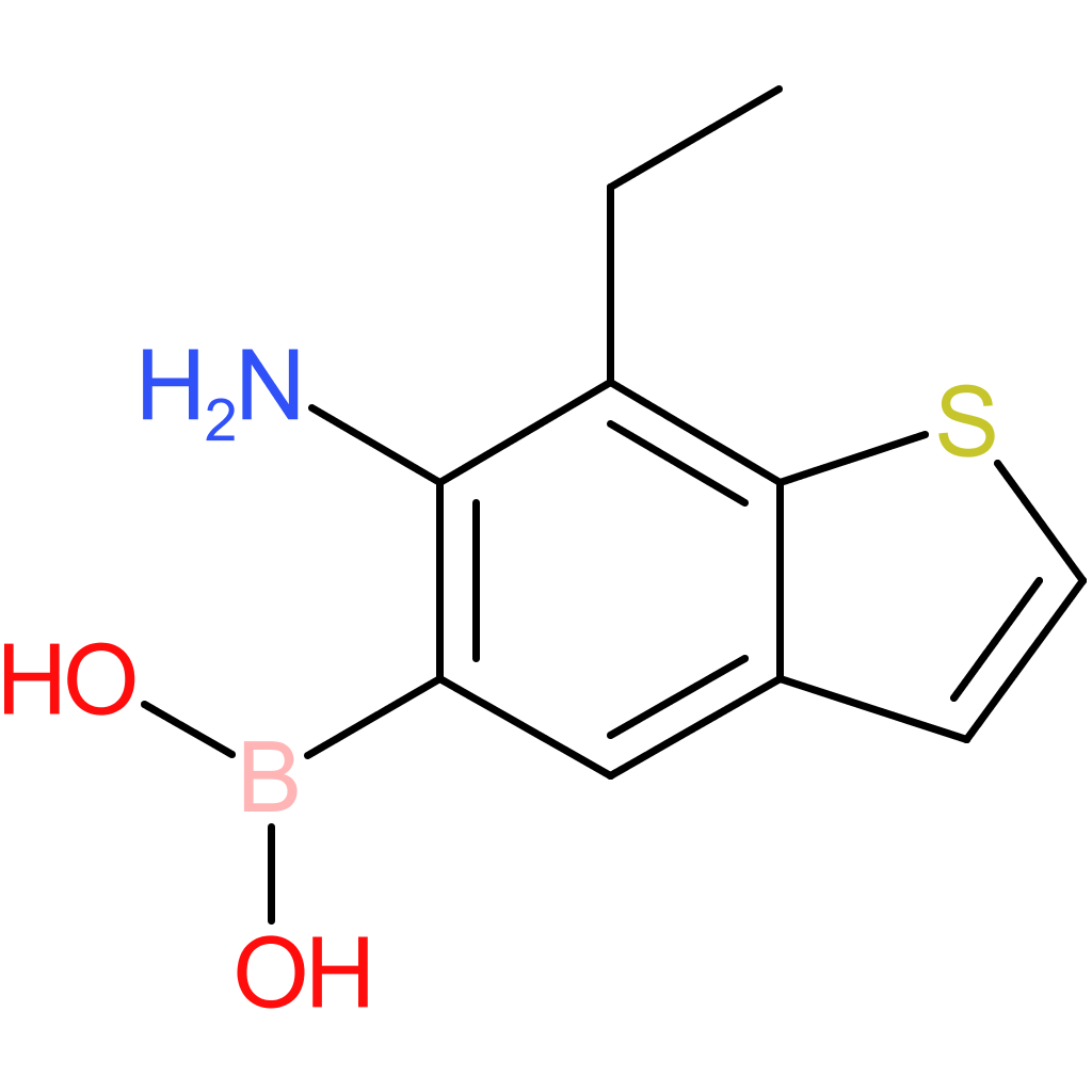 6-amino-7-ethylbenzothiophene-5-boronic acid