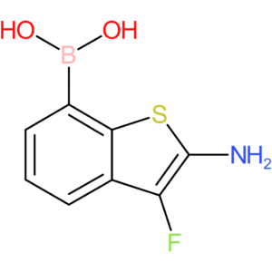 (2-amino-3-fluoro-1-benzothiophen-7-yl)boronic acid