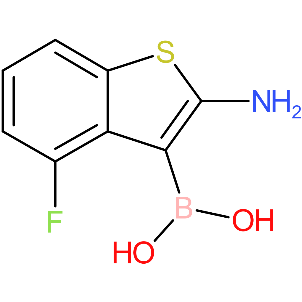 2-amino-4-fluorobenzothiophene-3-boronic acid