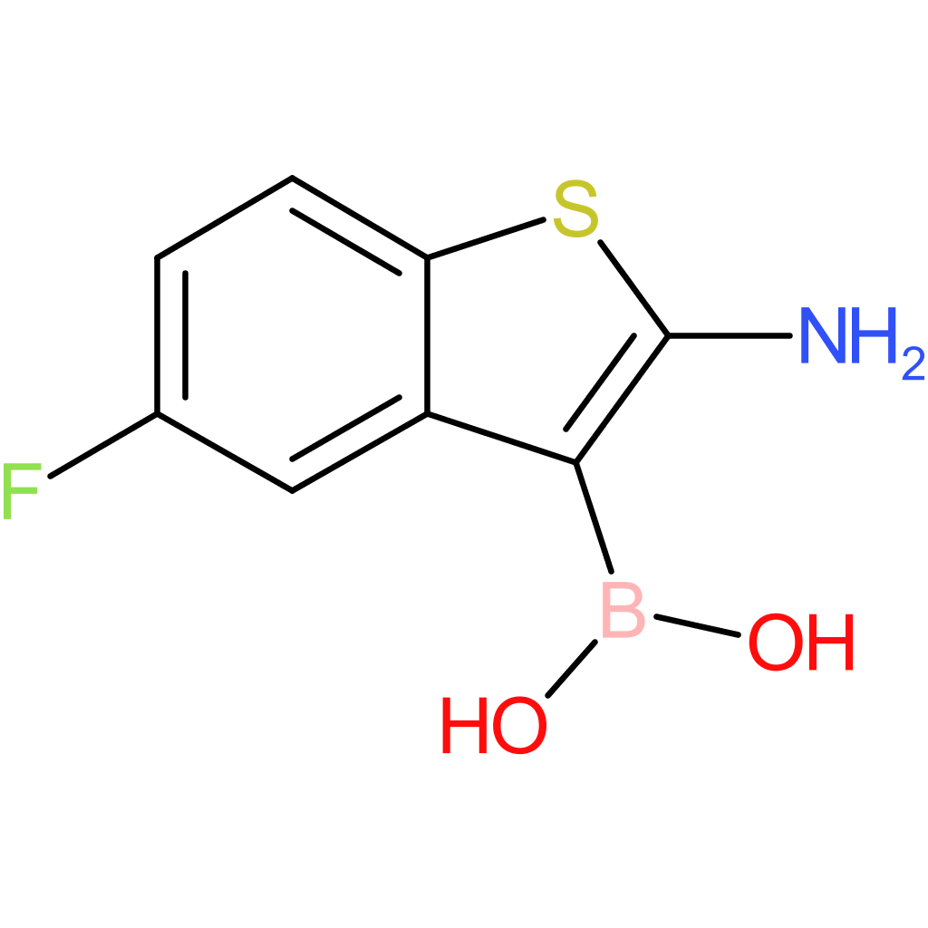 2-amino-5-fluorobenzothiophene-3-boronic acid