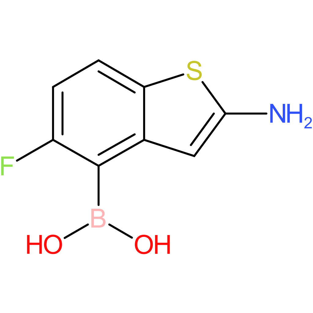 (2-amino-5-fluoro-1-benzothiophen-4-yl)boronic acid
