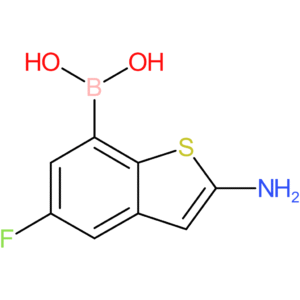 (2-amino-5-fluoro-1-benzothiophen-7-yl)boronic acid