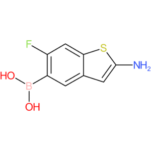 2-amino-6-fluorobenzothiophene-5-boronic acid