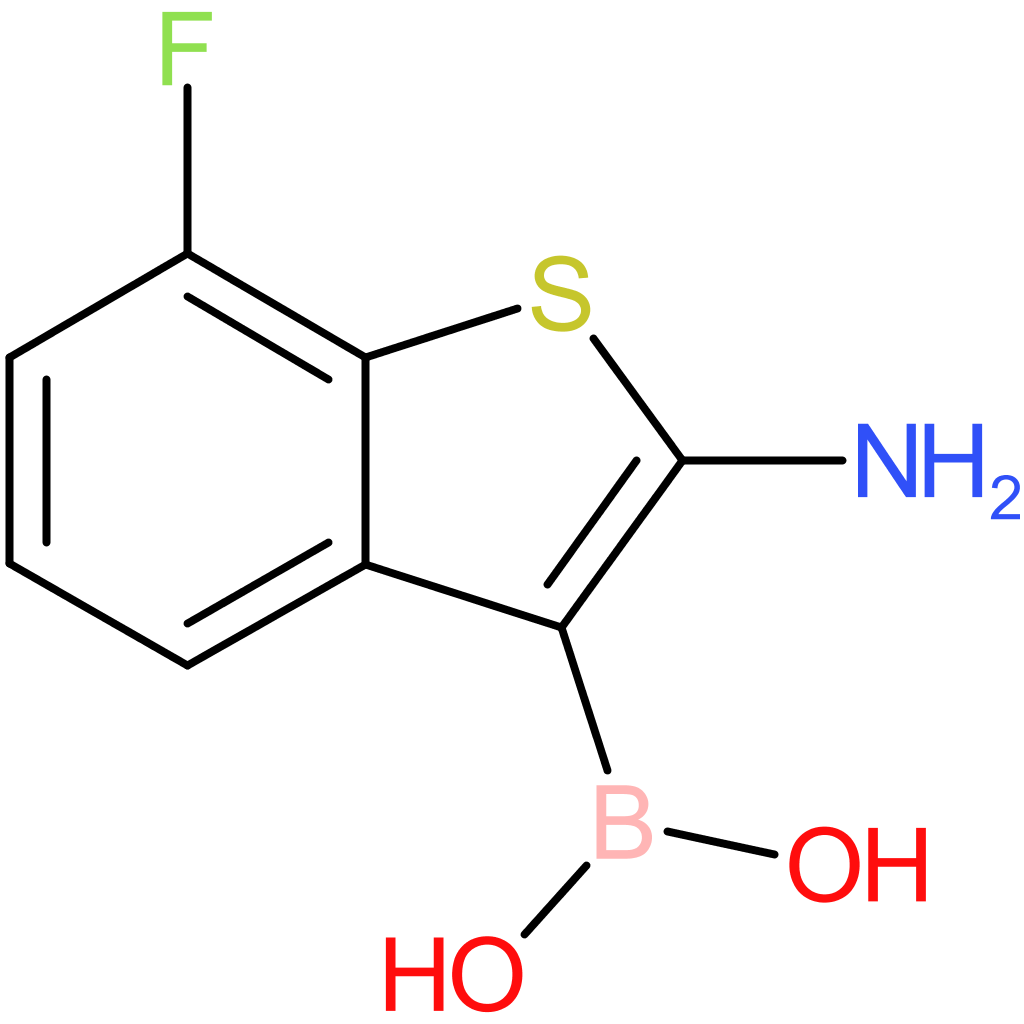 2-amino-7-fluorobenzothiophene-3-boronic acid