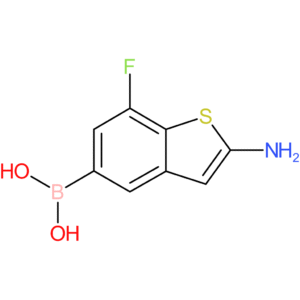 (2-amino-7-fluoro-1-benzothiophen-5-yl)boronic acid