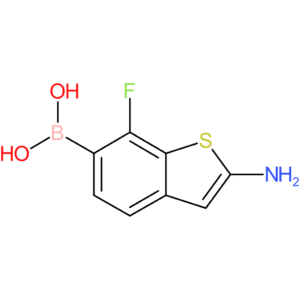 2-amino-7-fluorobenzothiophene-6-boronic acid