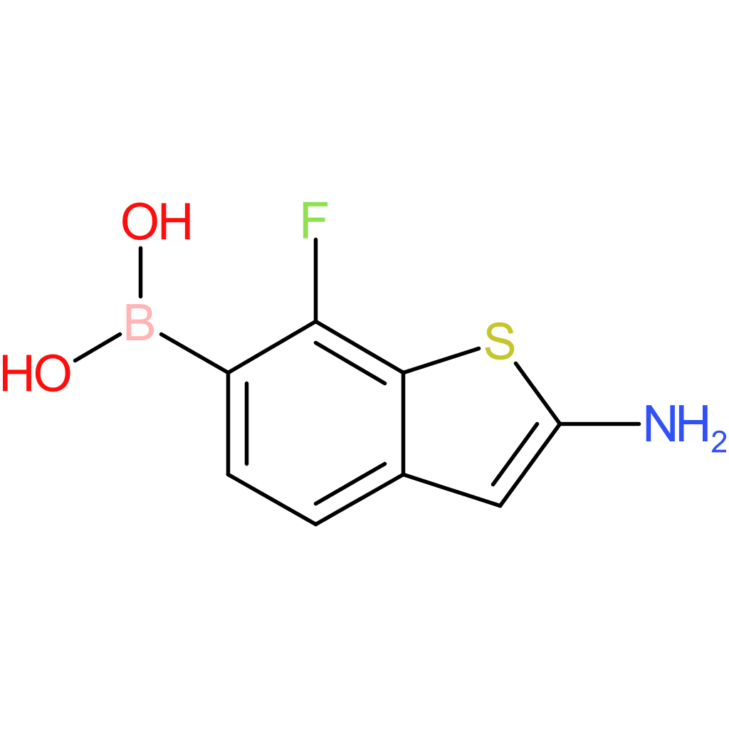 2-amino-7-fluorobenzothiophene-6-boronic acid