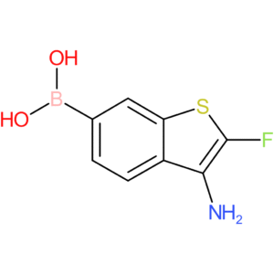 (3-amino-2-fluoro-1-benzothiophen-6-yl)boronic acid